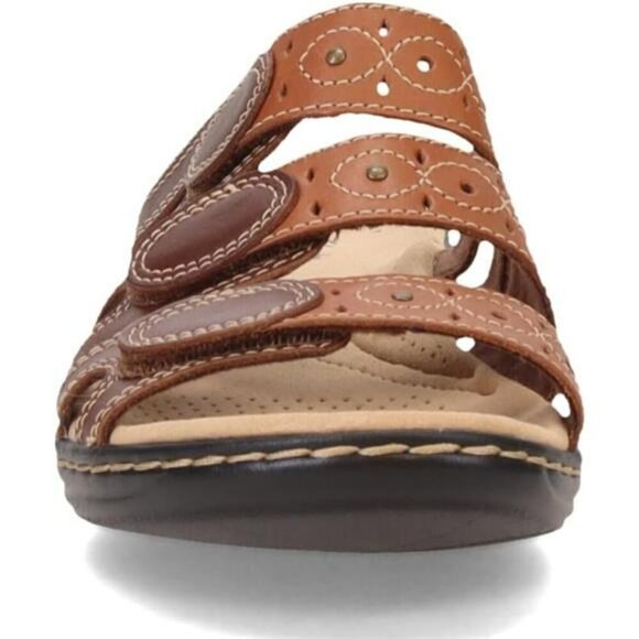 Clarks Leisa Cacti Slide Sandals Womens Comfort Ortholite Cushioned Shoes - Picture 3 of 7